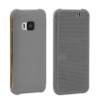 Полиуретановый чехол Dot View Case Grey для HTC One M9e/ One Me