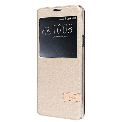 Полиуретановый чехол Usams Muge Series Gold для HTC One A9 - фото 1 - id-p48809849