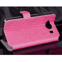 Полиуретановый чехол Mofi Book Case Pink для ZTE Blade L3