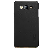 Пластиковый чехол с пленкой Nillkin Super Frosted Shield Black для Samsung Galaxy On7