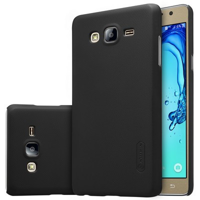 Пластиковый чехол с пленкой Nillkin Super Frosted Shield Black для Samsung Galaxy On7 - фото 3 - id-p48809905