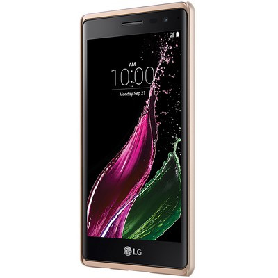 Пластиковый чехол с пленкой Nillkin Super Frosted Shield Gold для LG Class H650E - фото 2 - id-p48809921