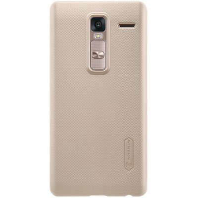 Пластиковый чехол с пленкой Nillkin Super Frosted Shield Gold для LG Zero - фото 1 - id-p48809923