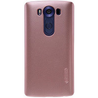 Пластиковый чехол с пленкой Nillkin Super Frosted Shield Rose Gold для LG V10