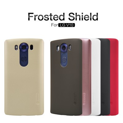 Пластиковый чехол с пленкой Nillkin Super Frosted Shield Rose Gold для LG V10 - фото 4 - id-p48809925