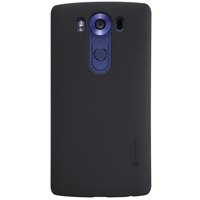 Пластиковый чехол с пленкой Nillkin Super Frosted Shield Black для LG V10 - фото 1 - id-p48809927