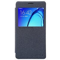 Полиуретановый чехол Nillkin Sparkle Leather Case Black для Samsung Galaxy On7