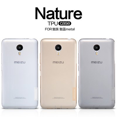 Силиконовый чехол Nillkin Nature TPU Case White для Meizu M1 Metal - фото 4 - id-p48809999