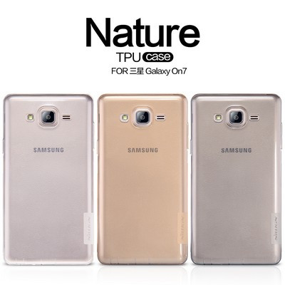 Силиконовый чехол Nillkin Nature TPU Case Brown для Samsung Galaxy On7 - фото 4 - id-p48810017