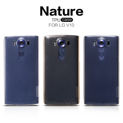 Силиконовый чехол Nillkin Nature TPU Case Grey для LG V10 - фото 4 - id-p48810033