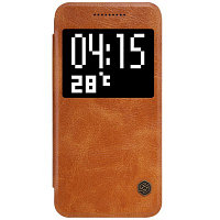 Кожаный чехол Nillkin Qin Leather Case Brown для HTC One A9