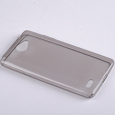 Силиконовый чехол Becolor TPU Case 0.5mm Grey для LG Max X155 - фото 1 - id-p48810086