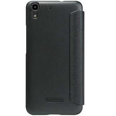 Полиуретановый чехол Nillkin Sparkle Leather Case Black для Huawei Ascend Y6 (Y625) - фото 2 - id-p48810127