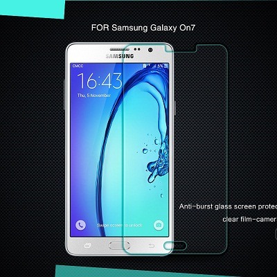 Противоударное защитное стекло Ainy Tempered Glass Protector 0.3mm для Samsung Galaxy On7 - фото 1 - id-p48810186