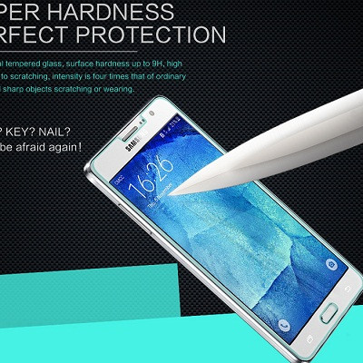 Противоударное защитное стекло Ainy Tempered Glass Protector 0.3mm для Samsung Galaxy On7 - фото 3 - id-p48810186