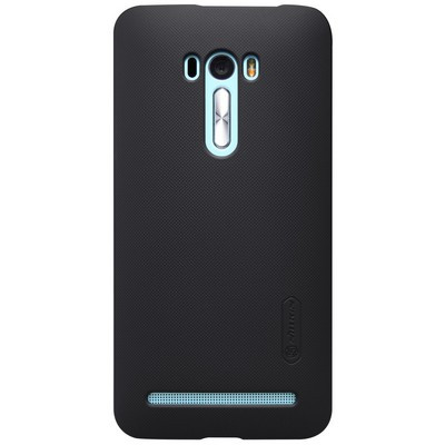 Пластиковый чехол с пленкой Nillkin Super Frosted Shield Black для Asus Zenfone Selfie ZD551KL - фото 1 - id-p48810303