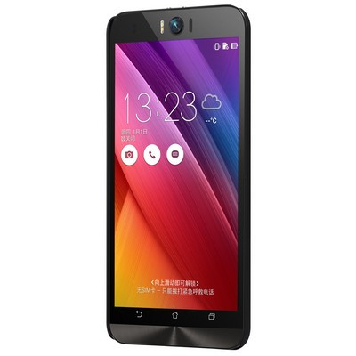 Пластиковый чехол с пленкой Nillkin Super Frosted Shield Black для Asus Zenfone Selfie ZD551KL - фото 2 - id-p48810303