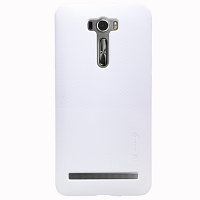 Пластиковый чехол с пленкой Nillkin Super Frosted Shield White для Asus Zenfone 2 Laser ZE601KL