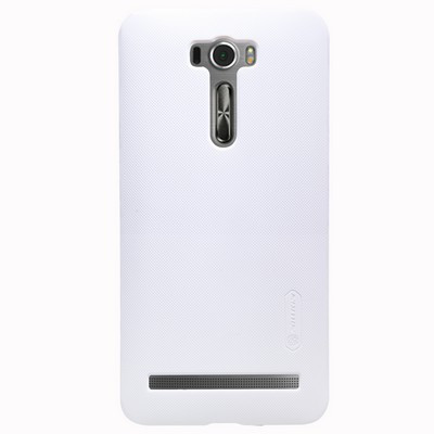 Пластиковый чехол с пленкой Nillkin Super Frosted Shield White для Asus Zenfone 2 Laser ZE601KL - фото 1 - id-p48810307