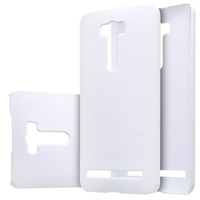 Пластиковый чехол с пленкой Nillkin Super Frosted Shield White для Asus Zenfone 2 Laser ZE601KL - фото 3 - id-p48810307