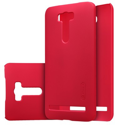 Пластиковый чехол с пленкой Nillkin Super Frosted Shield Red для Asus Zenfone 2 Laser ZE601KL - фото 3 - id-p48810308