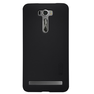 Пластиковый чехол с пленкой Nillkin Super Frosted Shield Black для Asus Zenfone 2 Laser ZE601KL - фото 1 - id-p48810310