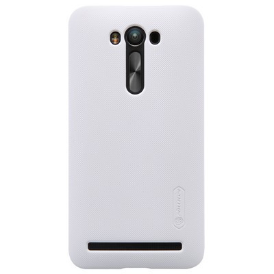 Пластиковый чехол с пленкой Nillkin Super Frosted Shield White для Asus Zenfone 2 Laser ZE550KL - фото 1 - id-p48810311