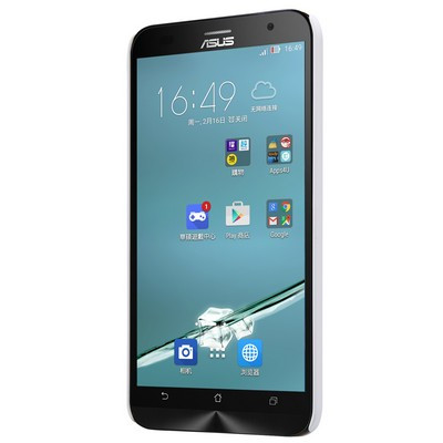 Пластиковый чехол с пленкой Nillkin Super Frosted Shield White для Asus Zenfone 2 Laser ZE550KL - фото 2 - id-p48810311