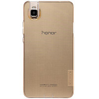 Силиконовый чехол Nillkin Nature TPU Case Brown для Huawei Honor 7i