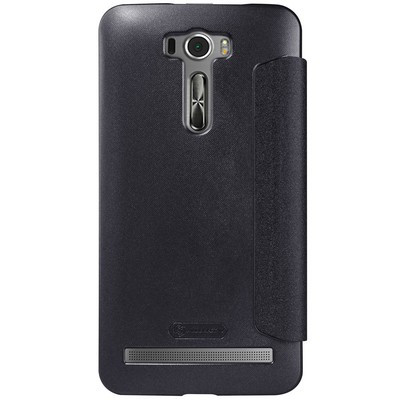 Полиуретановый чехол Nillkin Sparkle Leather Case Black для Asus Zenfone 2 Laser ZE601KL - фото 2 - id-p48810379