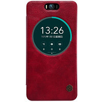 Кожаный чехол Nillkin Qin Leather Case Red для Asus Zenfone Selfie ZD551KL