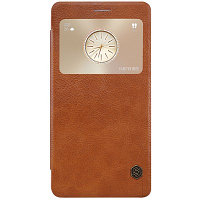 Кожаный чехол Nillkin Qin Leather Case Brown для Huawei Mate S