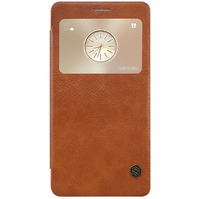 Кожаный чехол Nillkin Qin Leather Case Brown для Huawei Mate S - фото 1 - id-p48810424