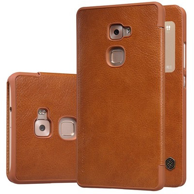 Кожаный чехол Nillkin Qin Leather Case Brown для Huawei Mate S - фото 3 - id-p48810424