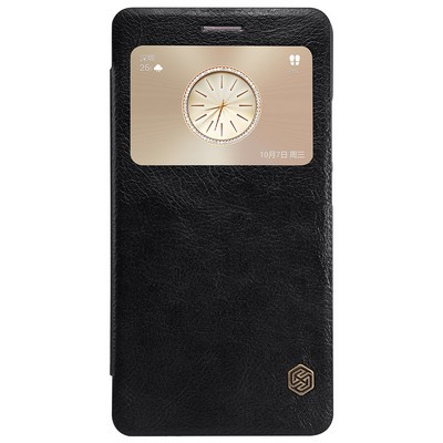Кожаный чехол Nillkin Qin Leather Case Black для Huawei Mate S - фото 1 - id-p48810425