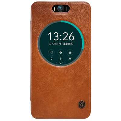 Кожаный чехол Nillkin Qin Leather Case Brown для Asus Zenfone Selfie ZD551KL - фото 1 - id-p48810421
