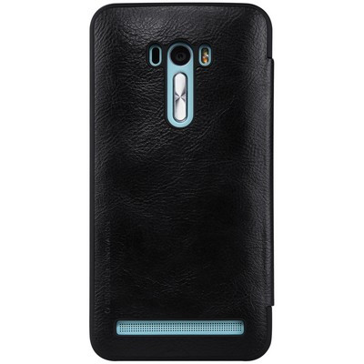 Кожаный чехол Nillkin Qin Leather Case Black для Asus Zenfone Selfie ZD551KL - фото 2 - id-p48810422