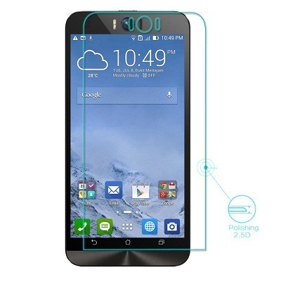 Противоударное защитное стекло Ainy Tempered Glass Protector 0.3mm для Asus Zenfone Selfie ZD551KL - фото 1 - id-p48810434