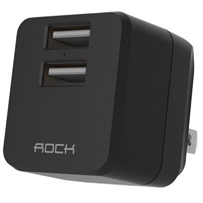 Зарядное устройство Rock Mini Tank Travel Chargerr 2 USB 2,4A - фото 1 - id-p48810446