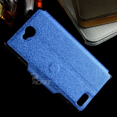 Полиуретановый чехол S Jacket Poly Case Blue для ZTE Blade G Lux - фото 2 - id-p48810598