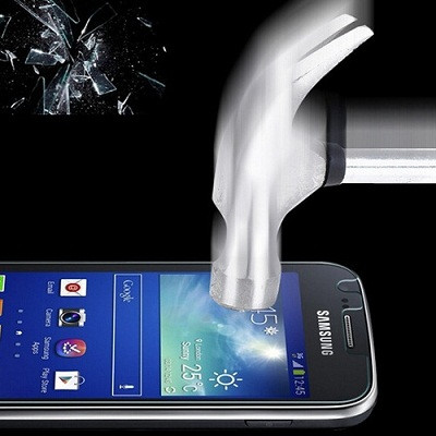 Противоударное защитное стекло Ainy Tempered Glass Protector 0.3mm для Samsung i9190 Galaxy S4 mini - фото 4 - id-p48810632