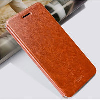 Полиуретановый чехол Mofi Book Case Brown для Huawei Ascend Y560(Y5)