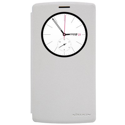 Полиуретановый чехол Nillkin Sparkle Leather Case White для LG G4s H736 - фото 1 - id-p48810683