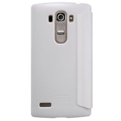 Полиуретановый чехол Nillkin Sparkle Leather Case White для LG G4s H736 - фото 2 - id-p48810683
