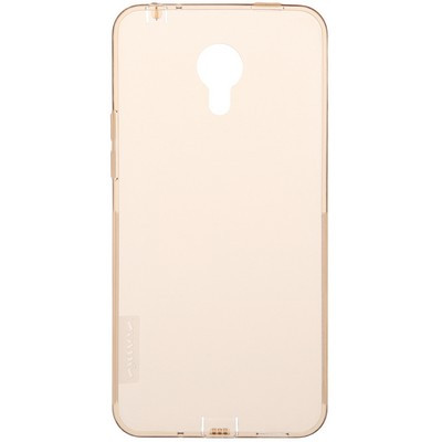 Силиконовый чехол Nillkin Nature TPU Case Brown для Meizu M1 Note - фото 2 - id-p48810689