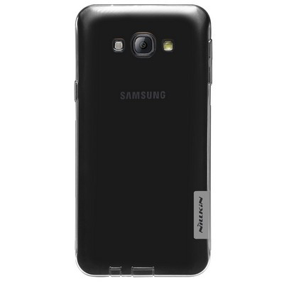 Силиконовый чехол Nillkin Nature TPU Case Grey для Samsung Galaxy A8 - фото 1 - id-p48810703