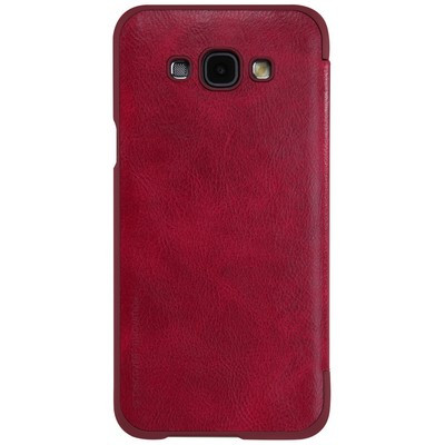 Кожаный чехол Nillkin Qin Leather Case Red для Samsung Galaxy A8 - фото 2 - id-p48810712