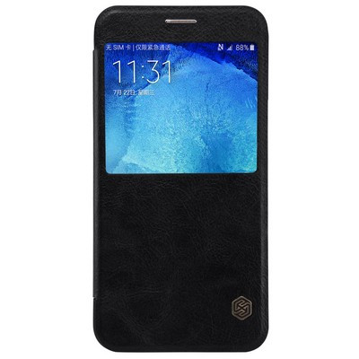 Кожаный чехол Nillkin Qin Leather Case Black для Samsung Galaxy A8 - фото 1 - id-p48810713