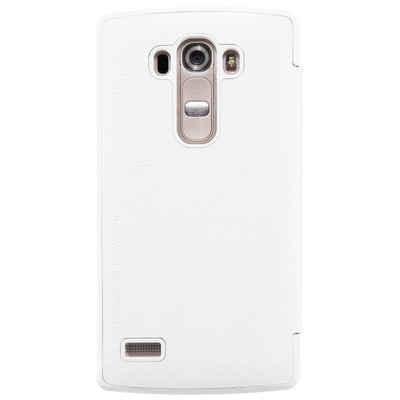 Кожаный чехол Nillkin Qin Leather Case White для LG G4s H736 - фото 2 - id-p48810714