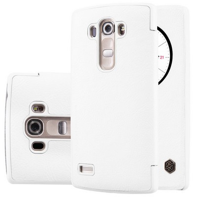 Кожаный чехол Nillkin Qin Leather Case White для LG G4s H736 - фото 3 - id-p48810714